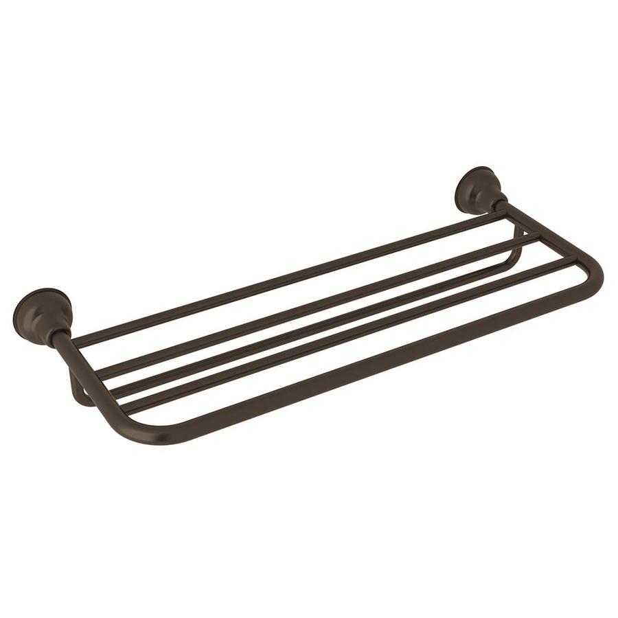 Rohl Country Bath Tuscan Brass Wall Mount Towel Rack at Lowes.com