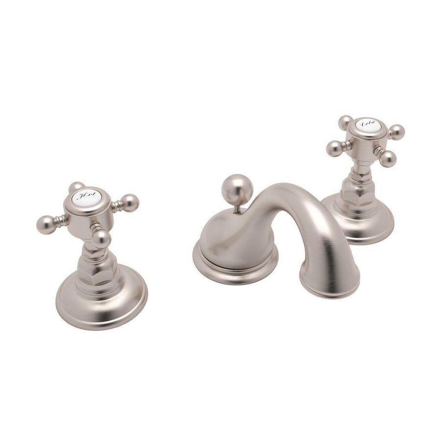 Rohl Country Bath Satin Nickel 2handle Widespread Bathroom Sink Faucet