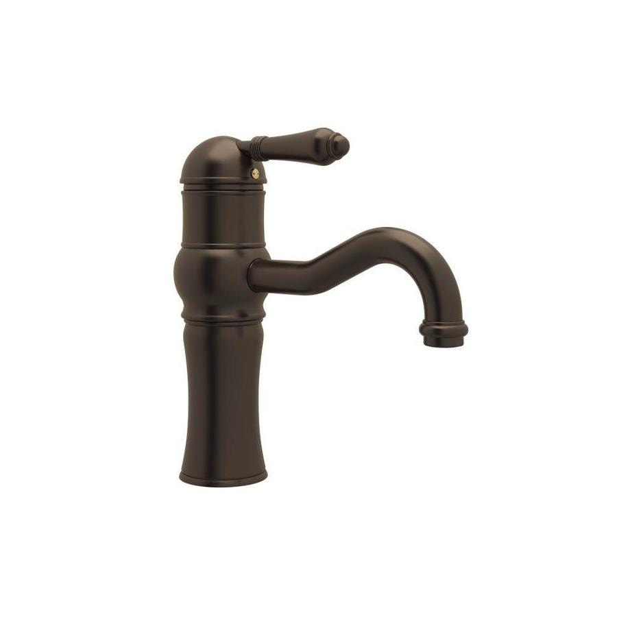 Rohl Country Bath Tuscan Brass 1-Handle Single Hole Bathroom Sink ...