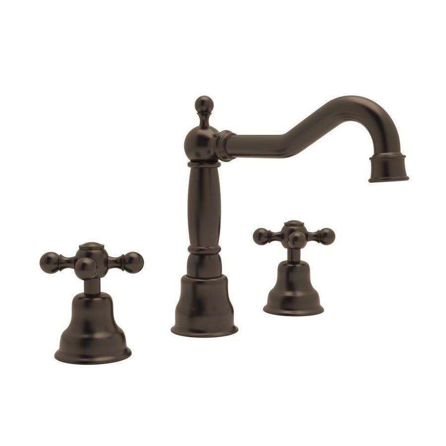 Rohl Country Bath Tuscan Brass 2-Handle Widespread Bathroom Sink Faucet ...