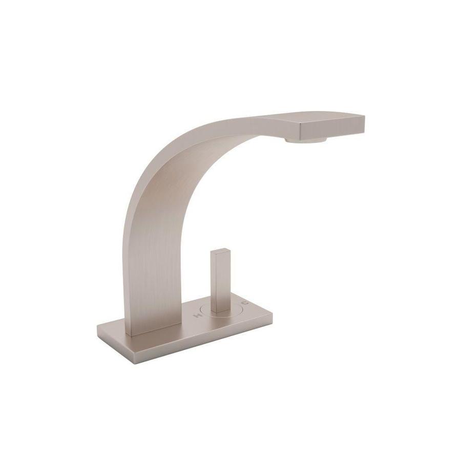 Rohl Modern Satin Nickel 1 Handle 2 Hole Bathroom Sink