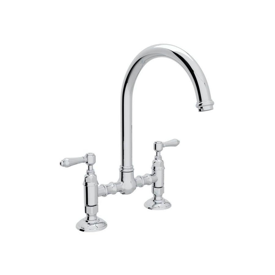 Rohl Country Kitchen Polished Chrome 2 Handle Deck Mount