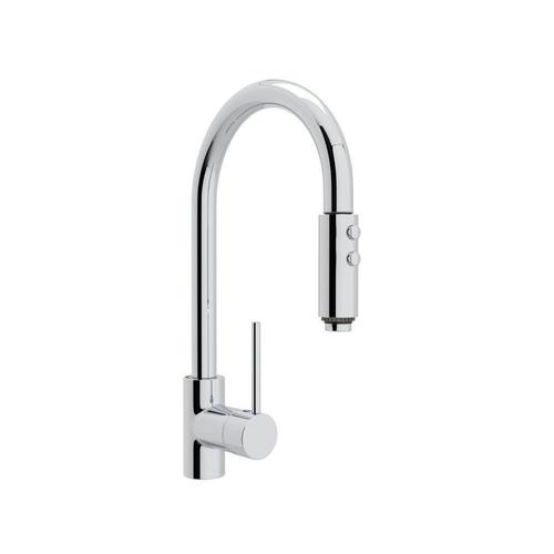 Rohl Modern Kitchen Polished Chrome 1 Handle Deck Mount Pull Down   824438237636xl 