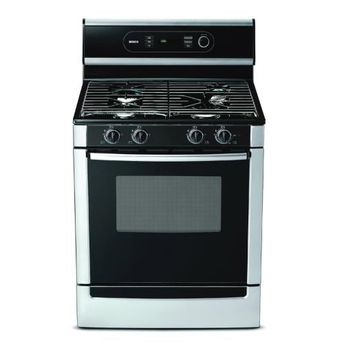 Bosch 30Inch Freestanding Gas Range (Color Stainless) at