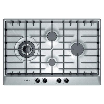 Bosch 30 Inch Gas Cooktop Color Stainless At Lowes Com