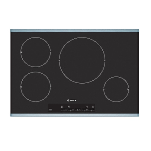 Bosch 30in 4 Elements Black Induction Cooktop 30in; Actual 31in) in the Induction