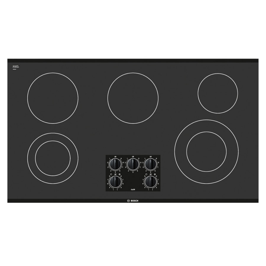 Bosch 36 In Smooth Surface Electric Cooktop At Lowes Com