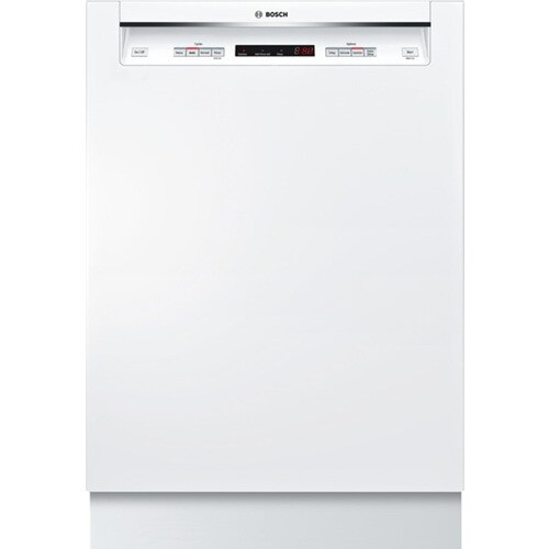 Bosch 300 Series 46Decibel BuiltIn Dishwasher (White) 24in