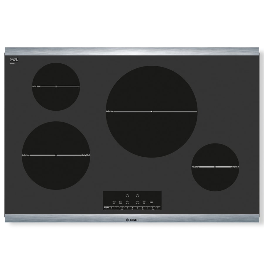Bosch 800 30in Black Induction Cooktop 30 Inch; Actual 31in