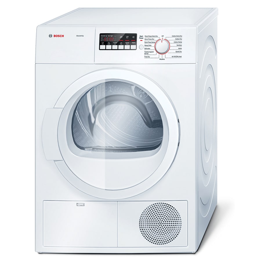 Bosch 4cu ft Stackable Electric Dryer (White) at