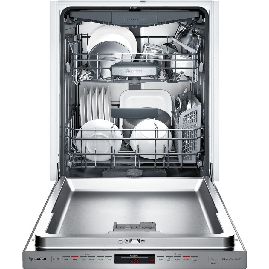 Bosch Hidden 24 in Built In Dishwasher Stainless Steel ENERGY