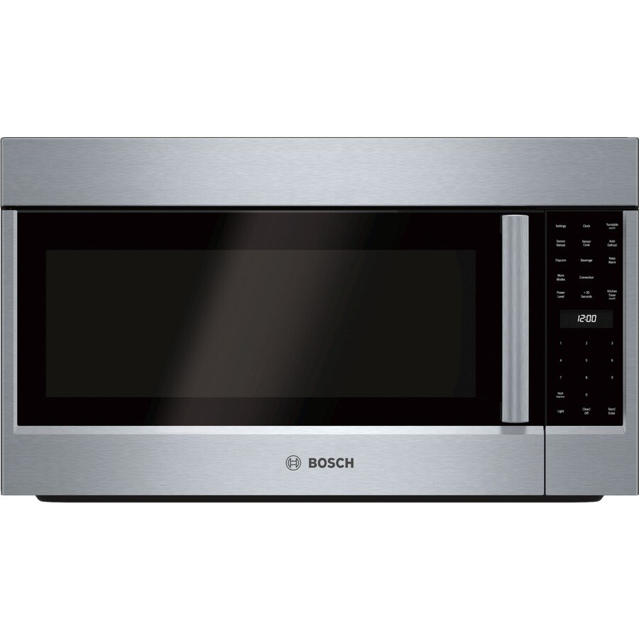 Bosch 800 1 8 Cu Ft Over The Range Convection Microwave With