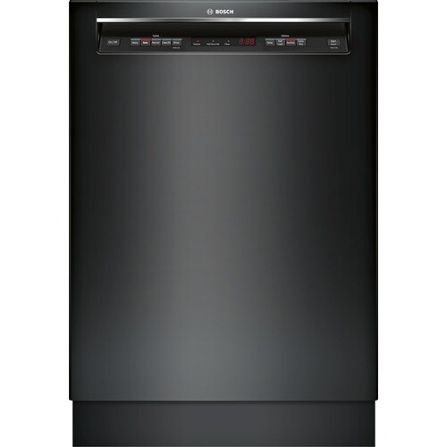 Bosch 300 44 Decibel Built In Dishwasher Black Common At Lowes Com