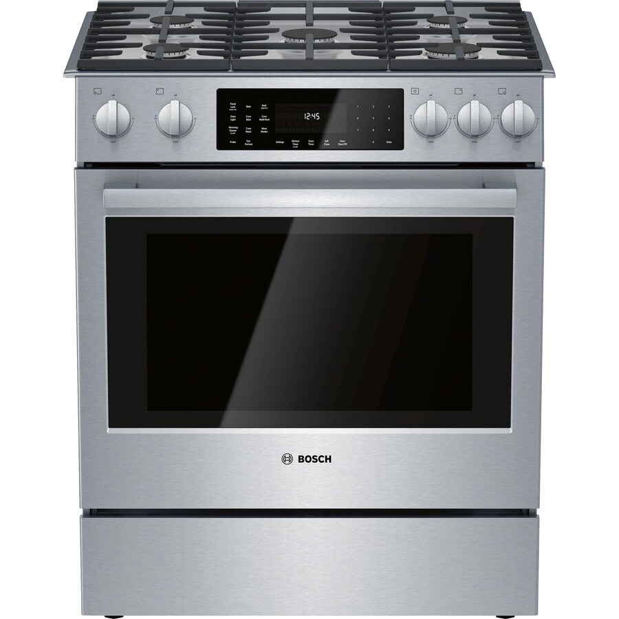 Bosch Benchmark Deep Recessed 5 Burners Self-Cleaning True Convection (Common 30-in; Actual 31.5-in)