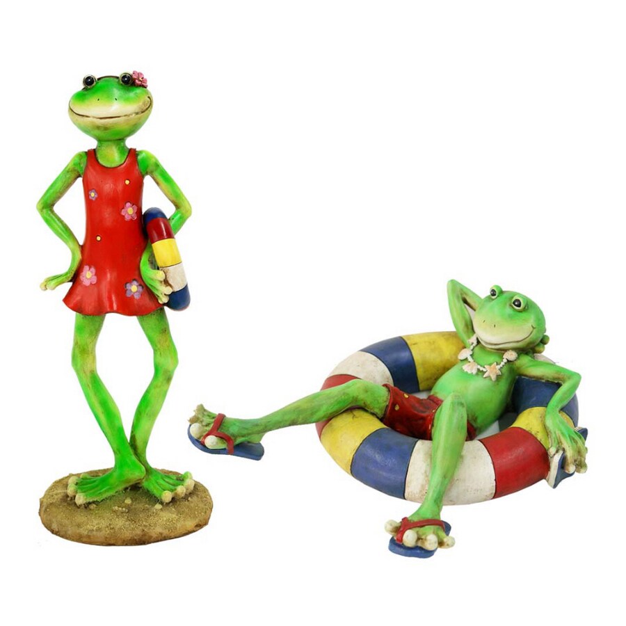  22-1019 Assorted Swimming Frog Statue
