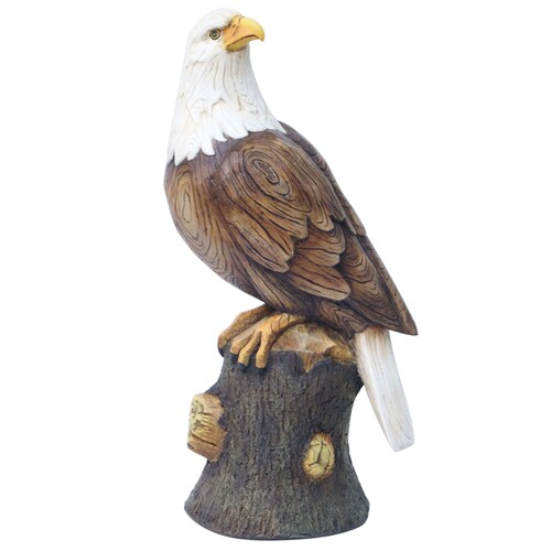 16.25in H Eagle Design Garden Statue at