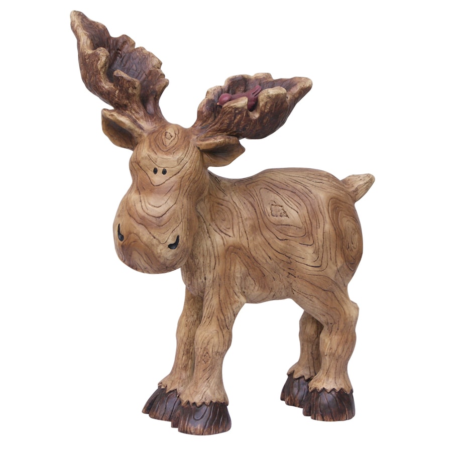 15 In Moose And Bird Garden Statue At Lowes Com
