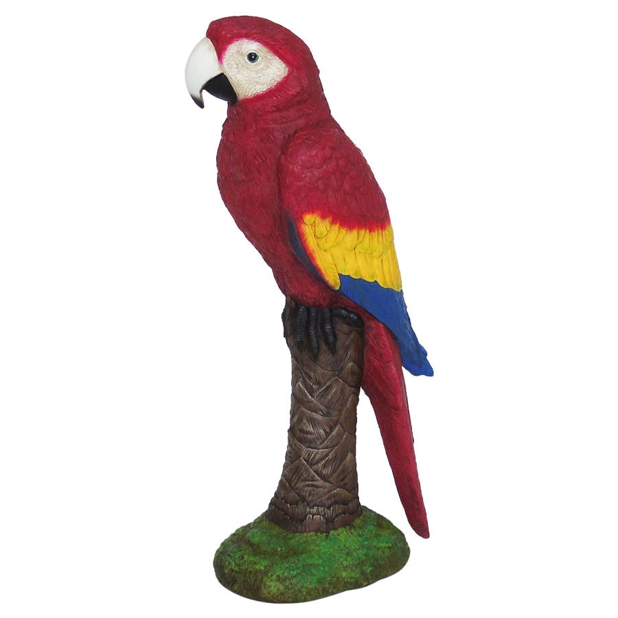 Garden Treasures 18 In H X 5 In W Parrot Garden Statue At Lowes Com