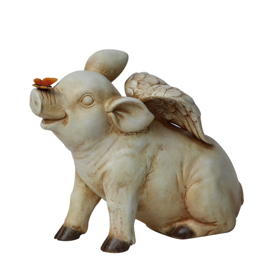 Style Selections 8 75 In H X 5 25 In W Animal Garden Statue At