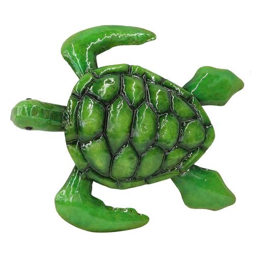 Garden Treasures 13.5-in H x 14.5-in W Turtle Garden Statue in the ...