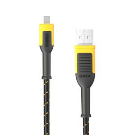 Dewalt Phone Charger Micro Usb Reinforced Braided Cable 6'