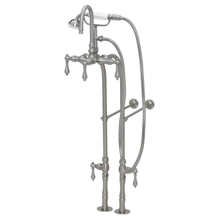 American Bath Factory F200 Series Satin Nickel 3Handle Freestanding