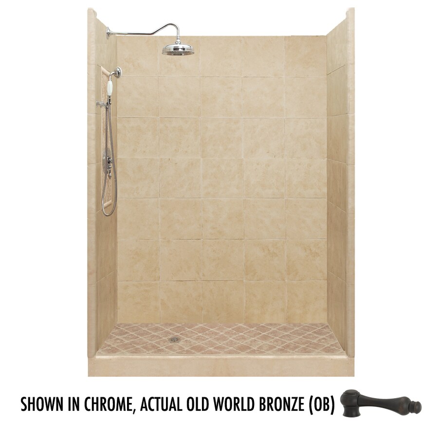 American Bath Factory 86-in H x 34-in W x 60-in L Premium Medium ...