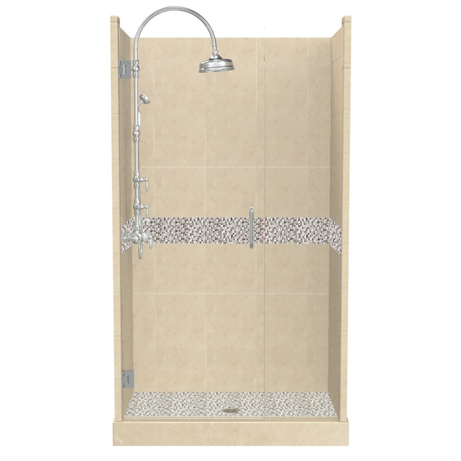 American Bath Factory SC5436LL-J-CH Java (Center Drain) Drain Included