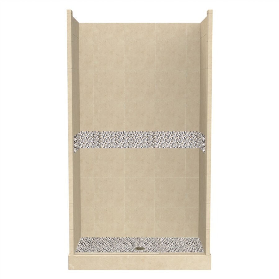 American Bath Factory SC3632BL-J-SN Java (Center Drain) Drain Included