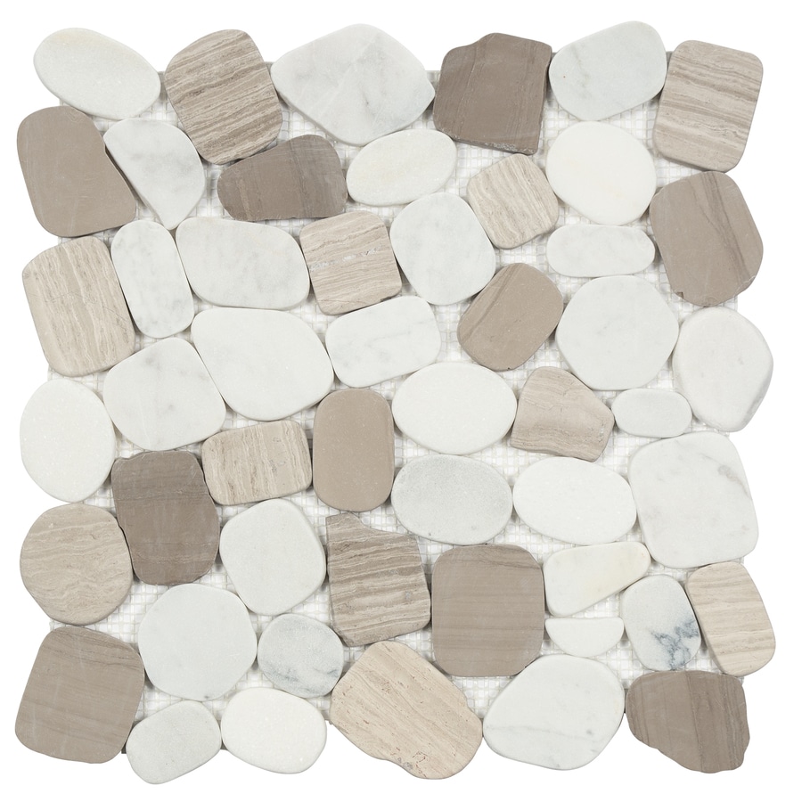 Anatolia Tile 20-957 MIXED WARM BLEND MARBLE PEBBLES