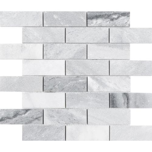 Satori Storm Polished 12in x 12in Polished Natural Stone Marble Brick