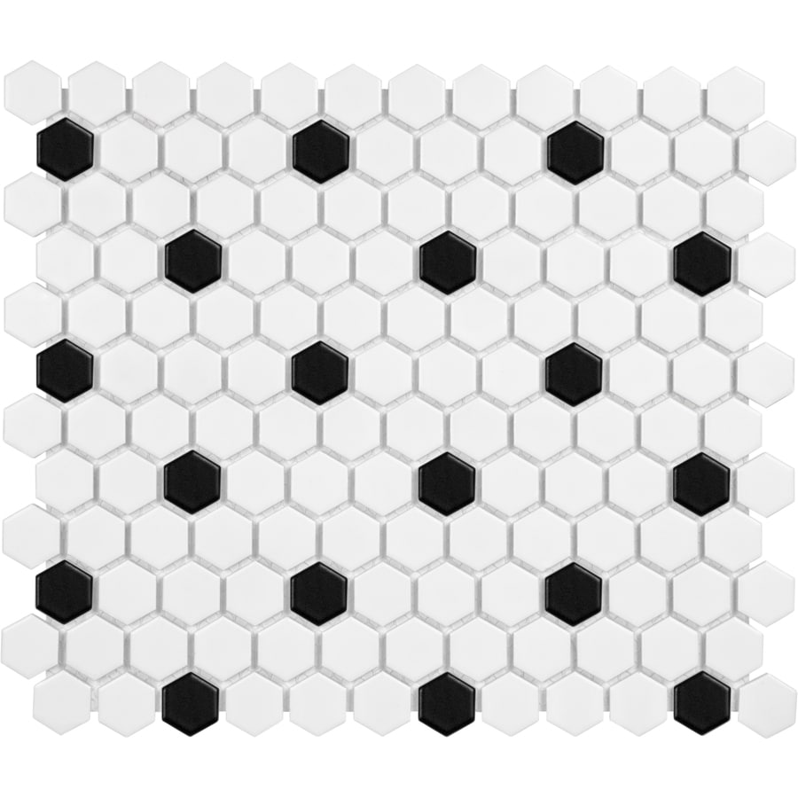 Lowes Hexagon Tile / Bedrosians Anthologie 20 Pack White 8 In X 9 In