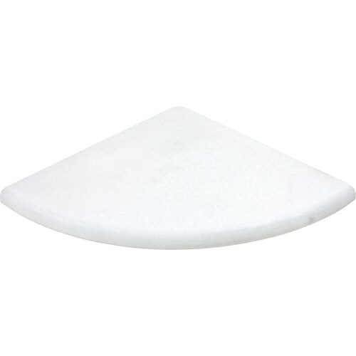 White Marble Bathroom Shelf in the Bathroom Shelves department at
