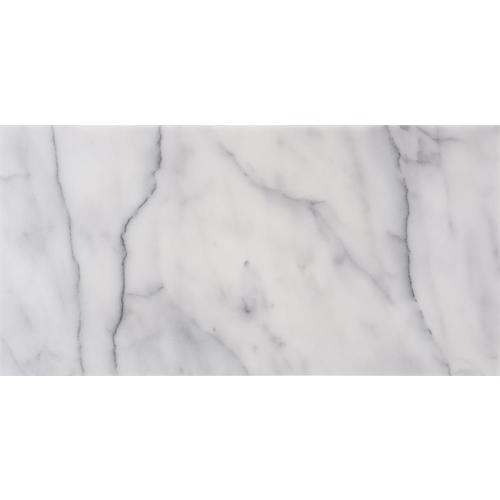 Satori Bianco Glacier 12in x 24in Polished Natural Stone Marble Look