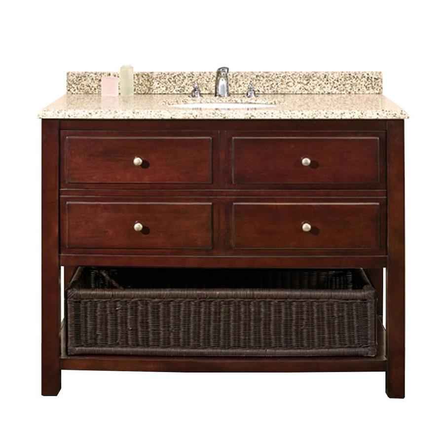 OVE Decors Danny Chocolate Undermount Single Sink Bathroom ...