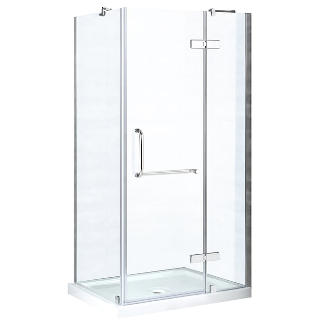 OVE Decors Shelby 74in H Clear Glass Panel in the Bathtub & Shower Door Glass department at