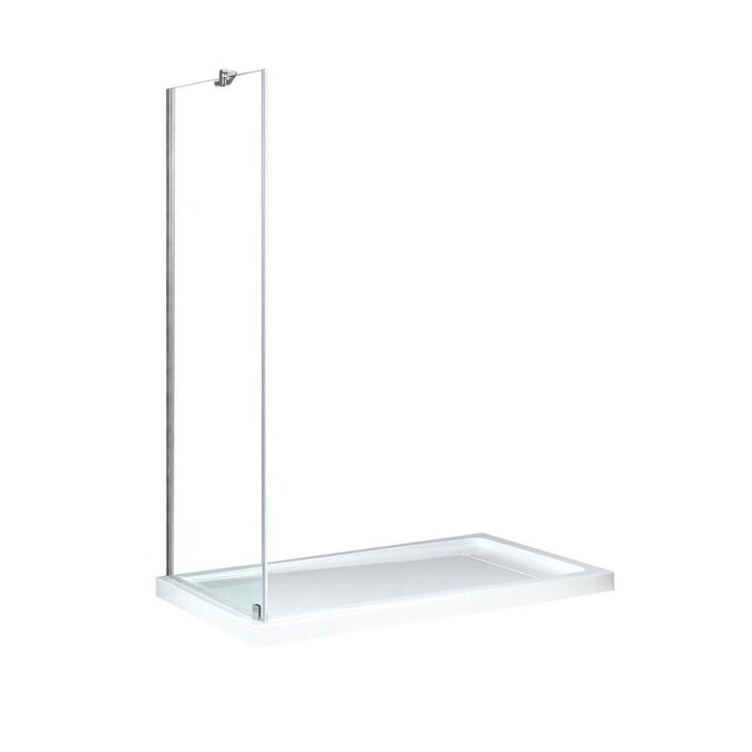 OVE Decors Shelby 74in H x 34in W Shower Glass Panel in the Bathtub & Shower Door Glass