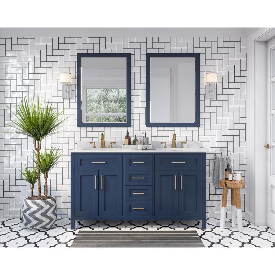 Blue 60 bathroom vanity