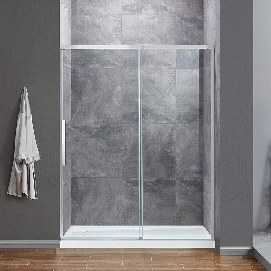 Ove Decors Venice 58 1875 In To 59 375 In W Semi Frameless Bypass