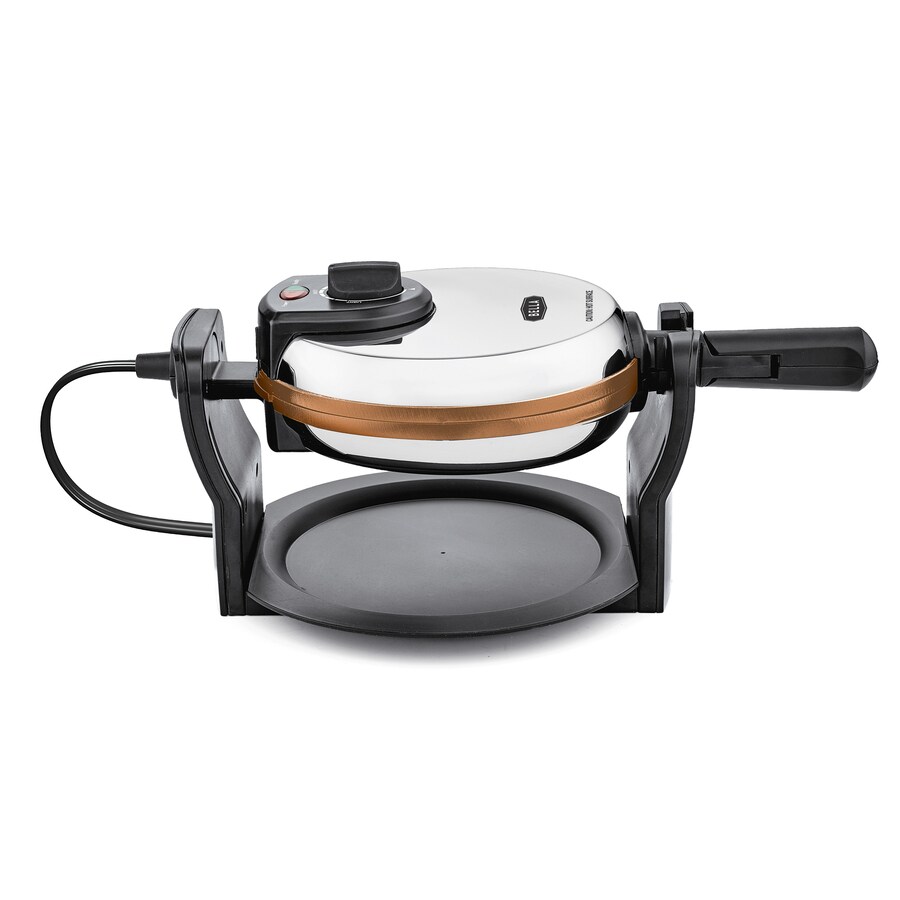 BELLA Round Flippable Belgian Waffle Maker at