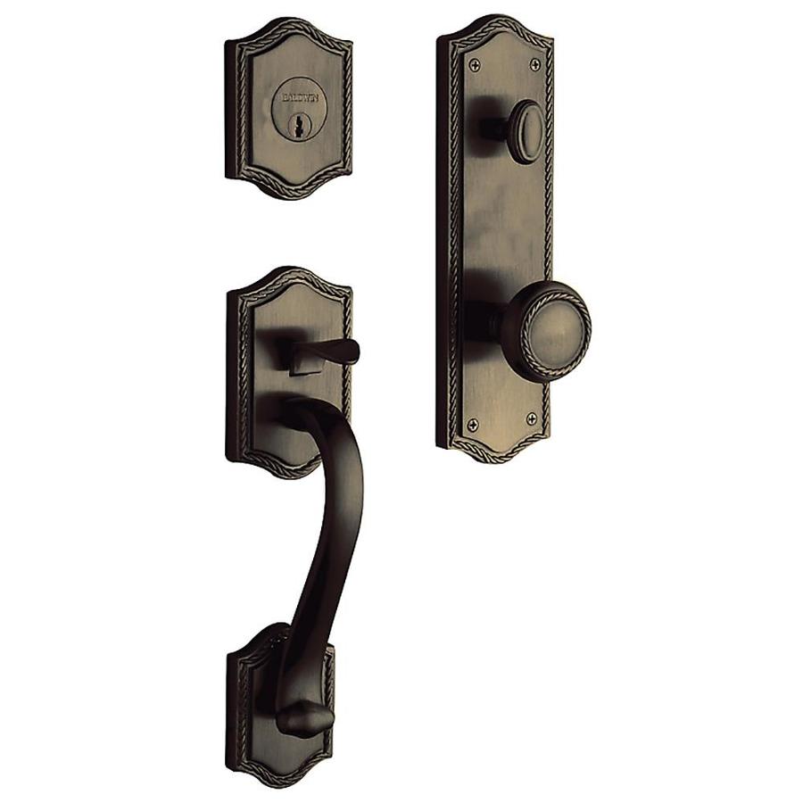 baldwin handleset knob keyed deadbolt