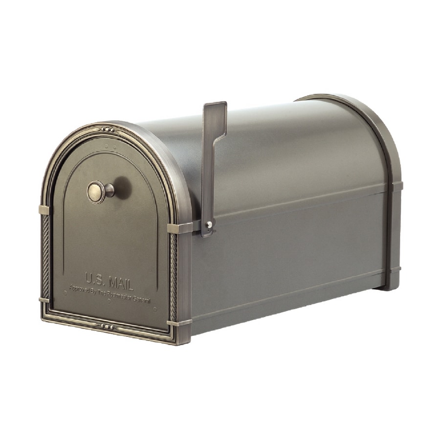 Shop Architectural Mailboxes Coronado 10-in x 11.25-in Metal Bronze ...