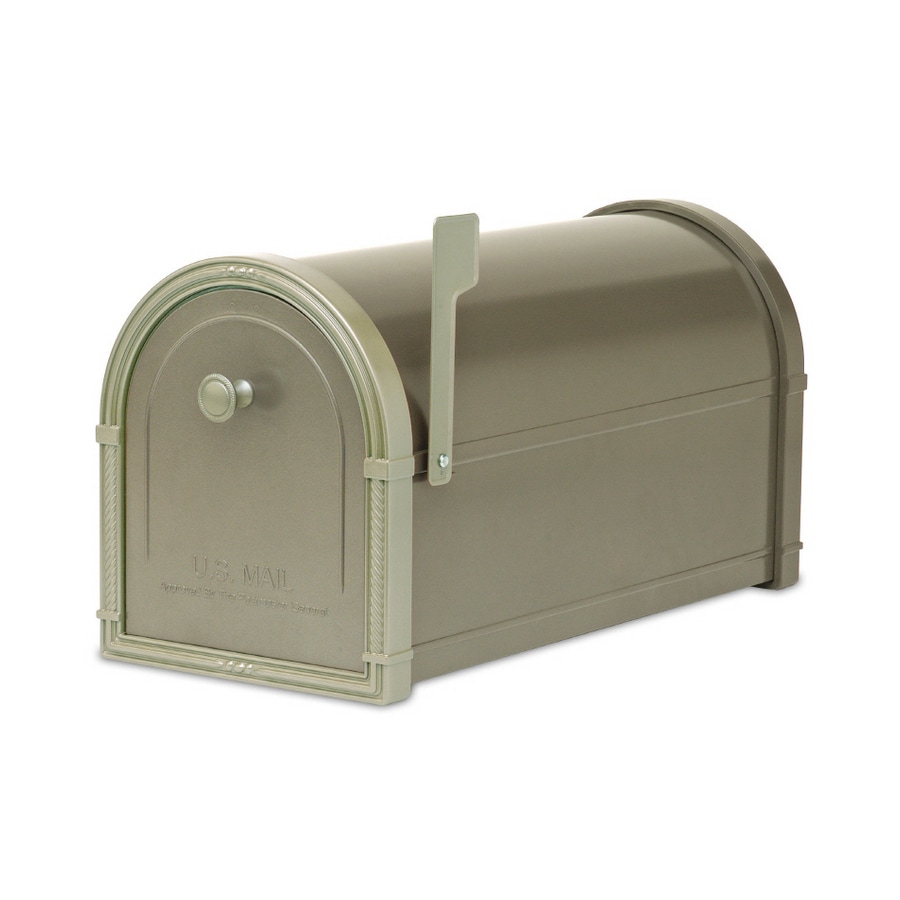 Shop Architectural Mailboxes Bellevue 10-in x 11.25-in Metal Bronze ...