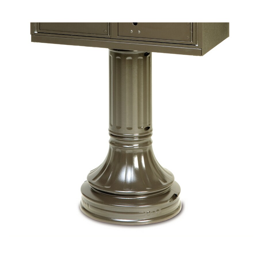 Architectural Mailboxes 8502ZP CBU Decorative Column Bronze Pebble