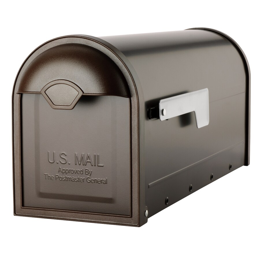 Architectural Mailboxes 6.8-in W x 8.9-in H Metal Oil-Rubbed Bronze ...