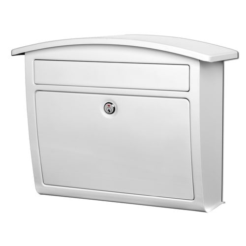 Architectural Mailboxes 16 4 In W X 13 In H Metal White Wall Mount   832794004458xl 