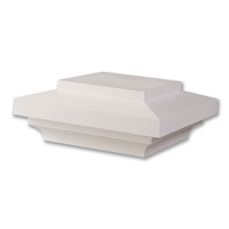 AZEK White Composite Post Cap (Actual 6in x 6in) at