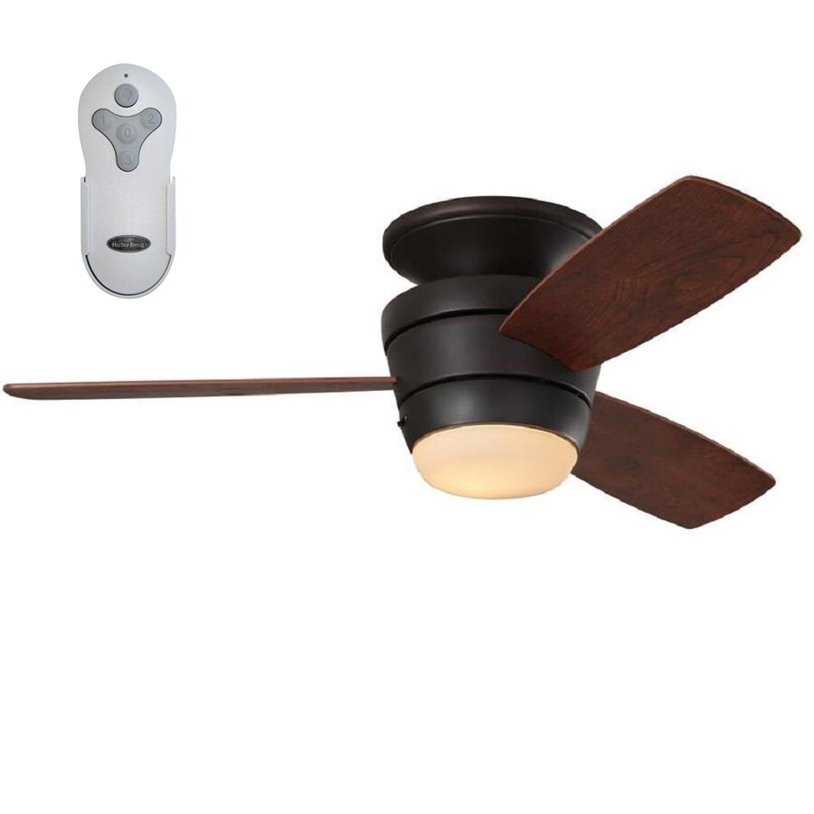 Harbor Breeze Mazon 44 In Oil Rubbed Bronze Led Indoor Flush Harbor Breeze Mazon 44 In Oil Rubbed Bronze Led Indoor Flush Mount Ceiling Fan