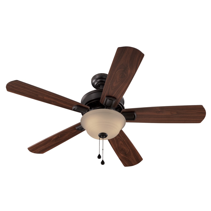 Harbor Breeze 54 In Rustic Bronze Ceiling Fan With Light Kit And Remote