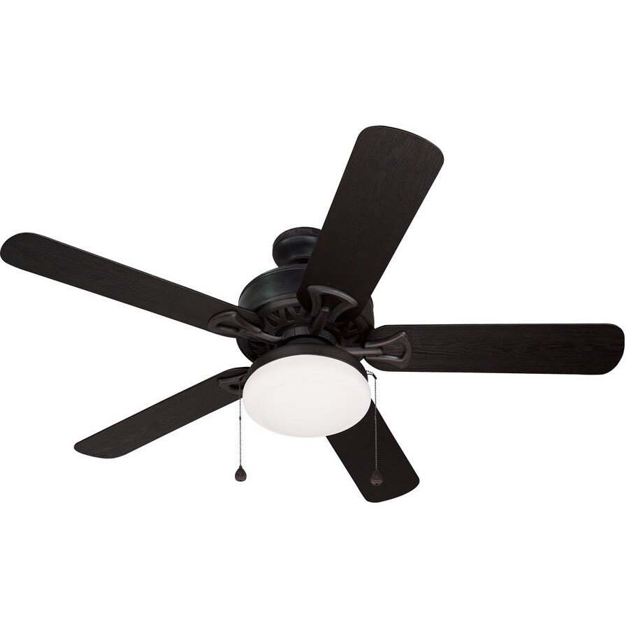 52 In Calera Aged Bronze Outdoor Ceiling Fan With Light Kit Energy Star